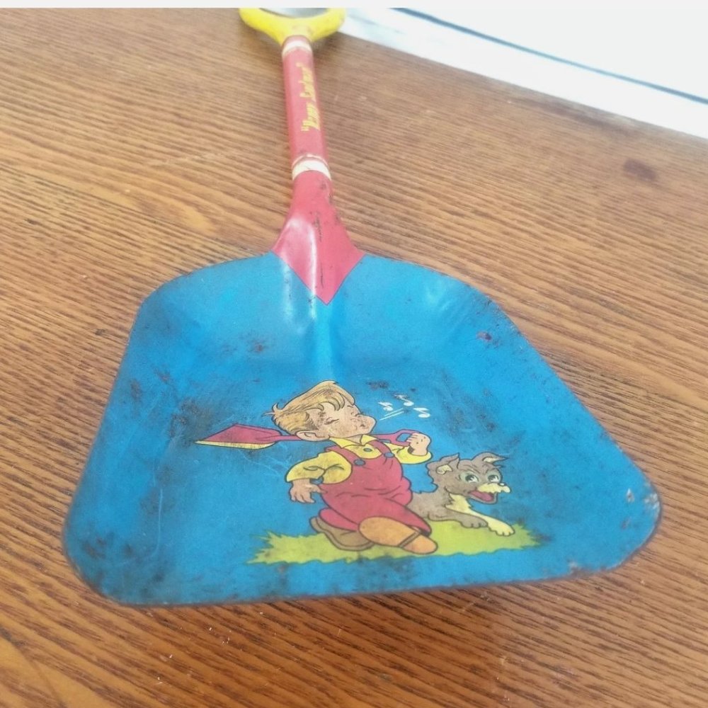 Ohio Art Shovel Boy Dog Whistling Sandman Vintage - Picture 5 of 9